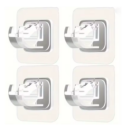 Drill-Free Curtain Rod Brackets