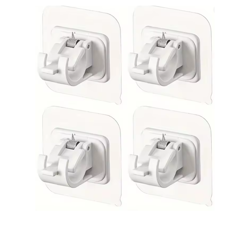 Drill-Free Curtain Rod Brackets
