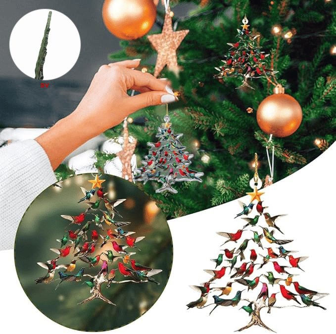 Hummingbird Christmas Ornament