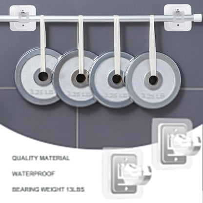 Drill-Free Curtain Rod Brackets